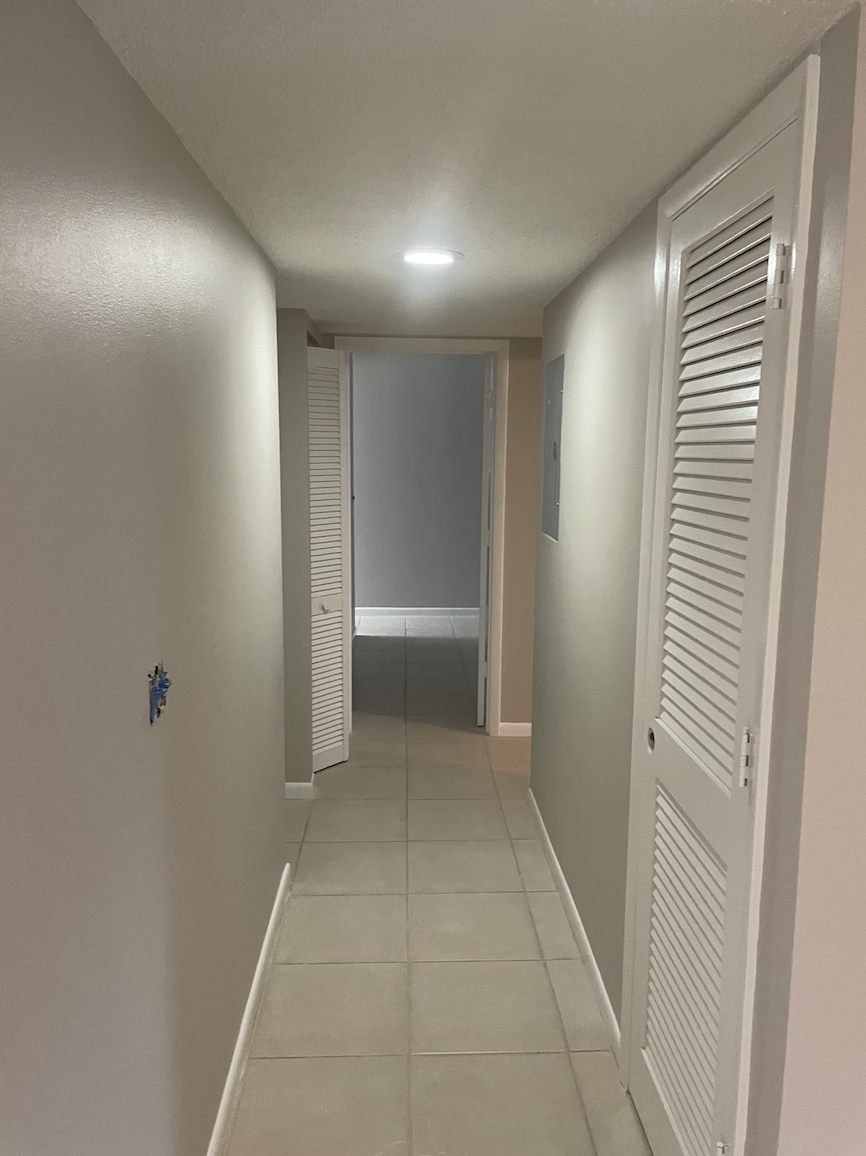 Interior hallway painting