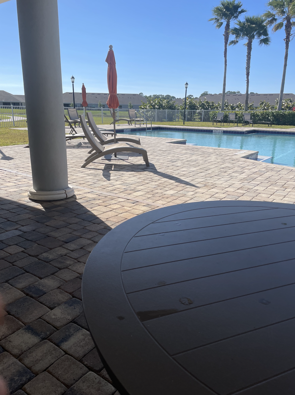 Pool area maintenance