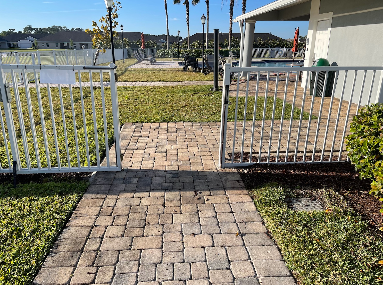 Pool gate maintenance